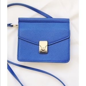 Zara blue crossbody bag